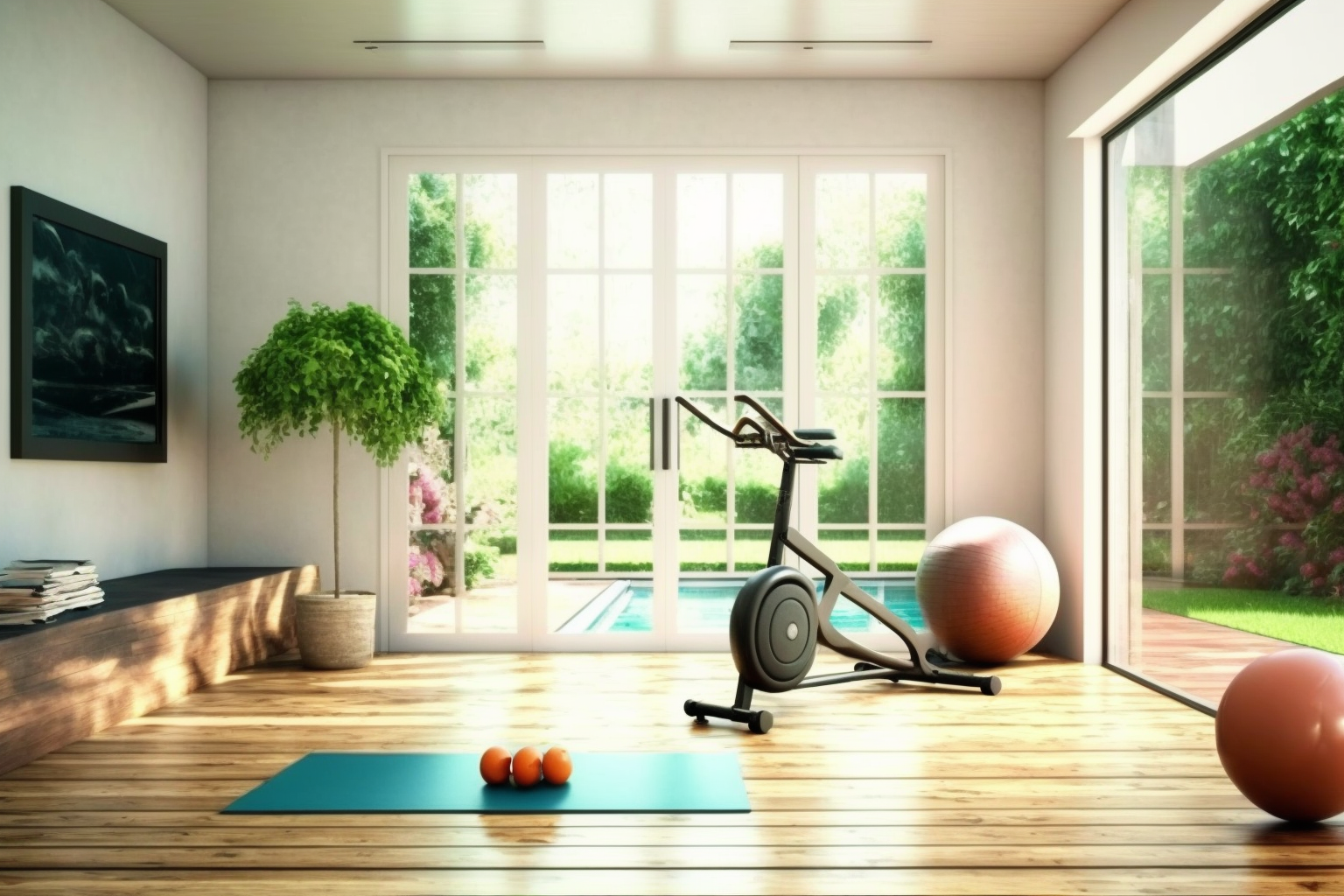 The Comforts of Working Out at Home