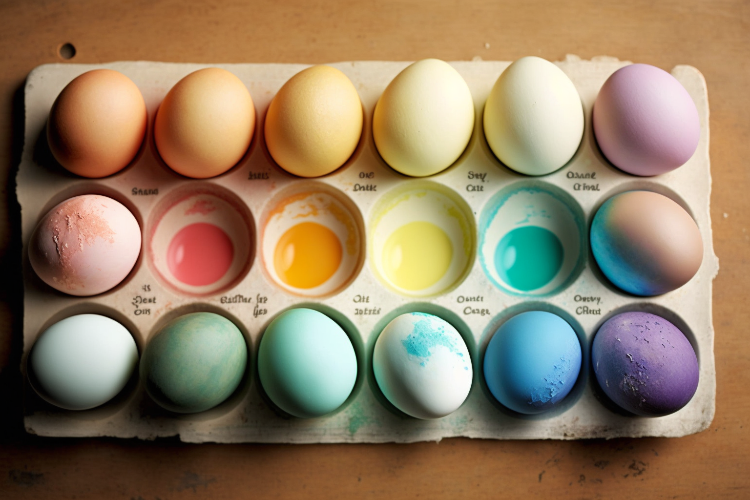 The Art of Egg Dyeing